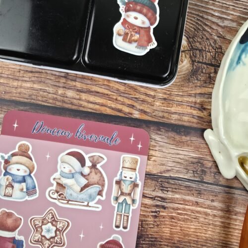 Planche stickers "Douceur hivernale"