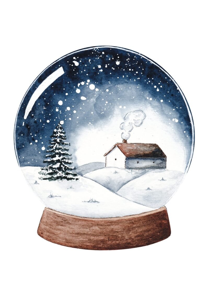 Sticker "Boule à neige"