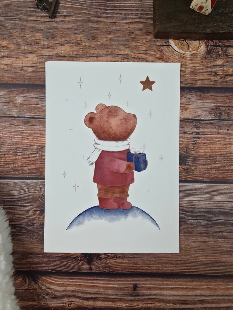 Ourson sous les étoiles A5 - imparfait