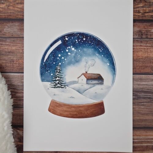 Boule à neige A4 - imparfait