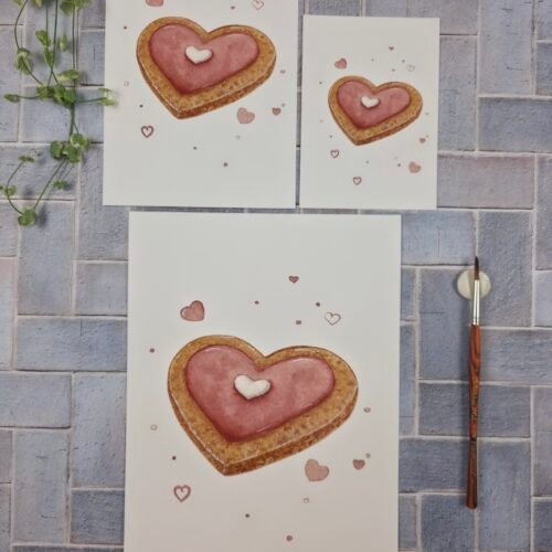 Biscuit cœur gourmand