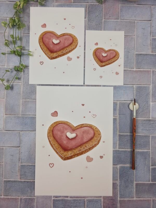 Biscuit cœur gourmand