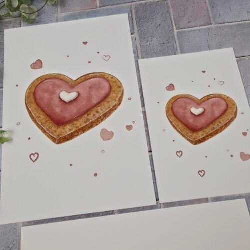 Biscuit cœur gourmand