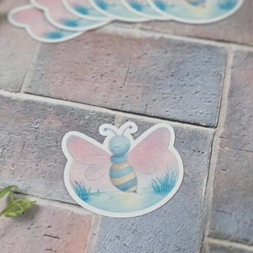 Sticker "Abeille rêveuse"