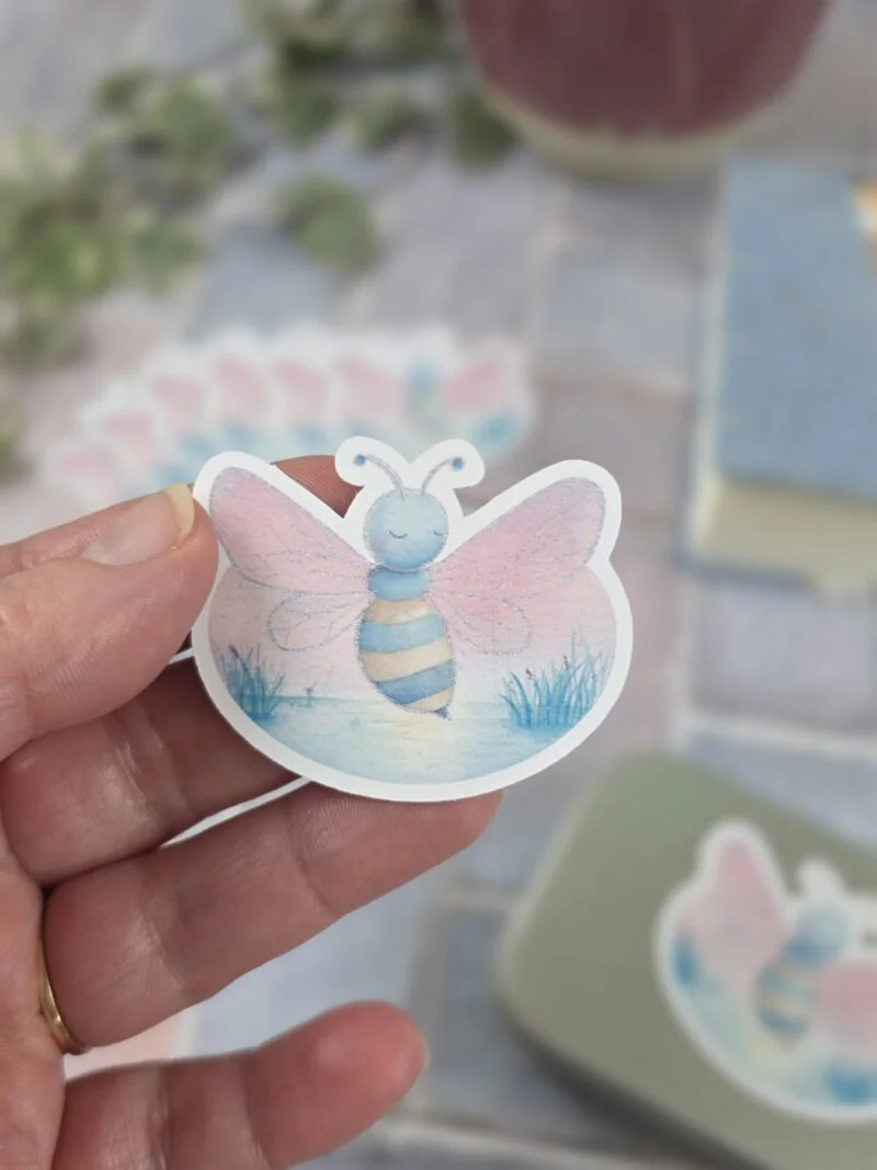 Sticker "Abeille rêveuse"