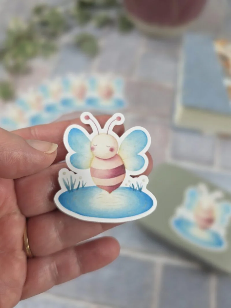 Sticker "Abeille lumineuse"
