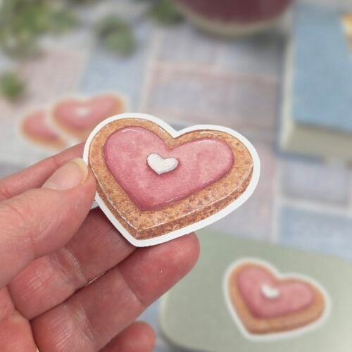 Sticker "Biscuit cœur gourmand"