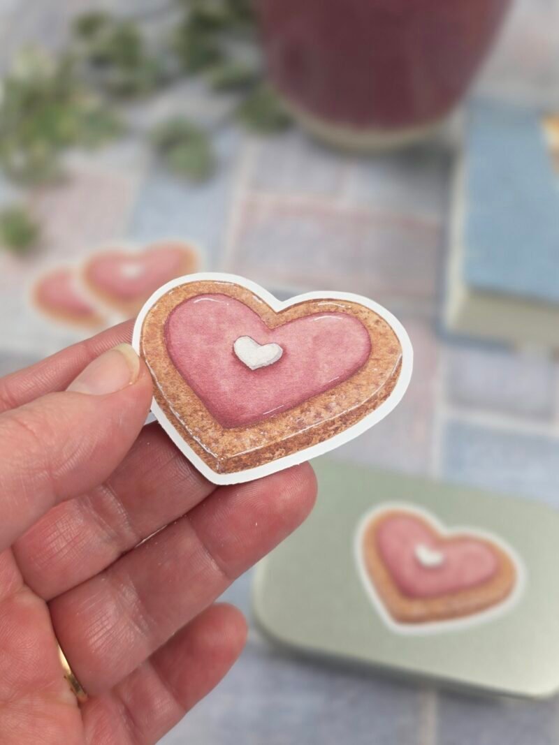 Sticker "Biscuit cœur gourmand"