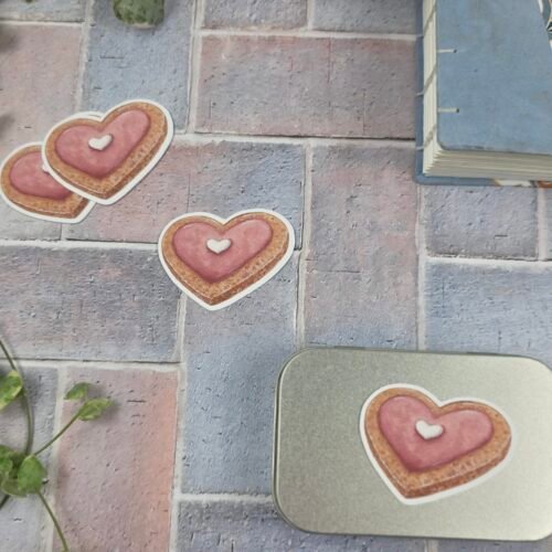 Sticker "Biscuit cœur gourmand"