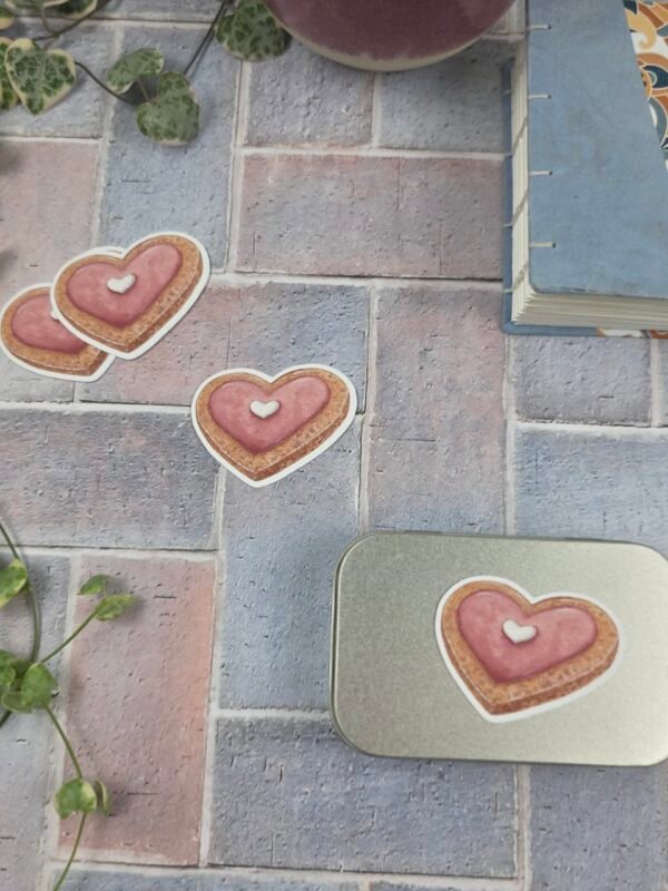 Sticker "Biscuit cœur gourmand"