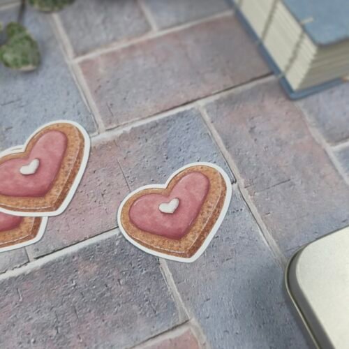 Sticker "Biscuit cœur gourmand"