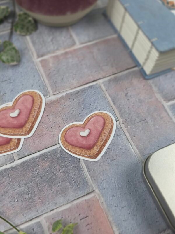 Sticker "Biscuit cœur gourmand"