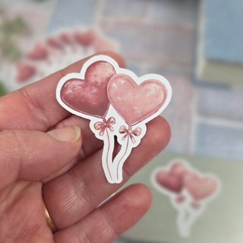 Sticker "Cœurs en douceur"