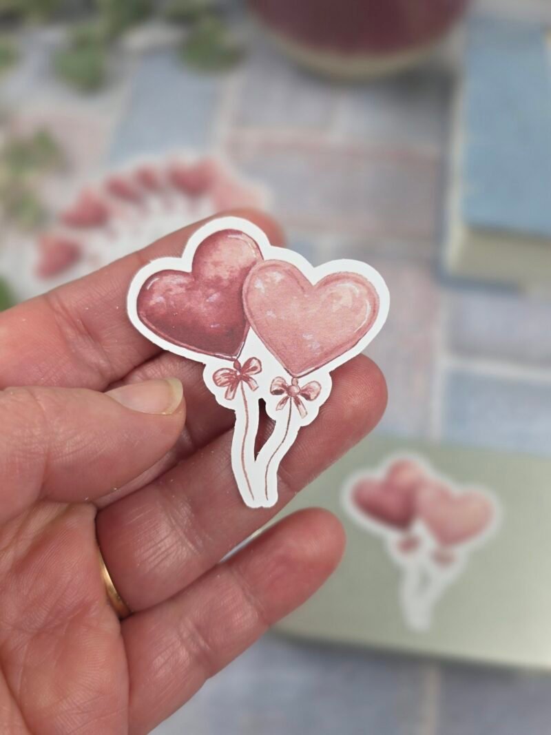 Sticker "Cœurs en douceur"