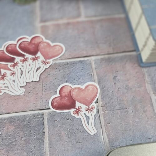 Sticker "Cœurs en douceur"