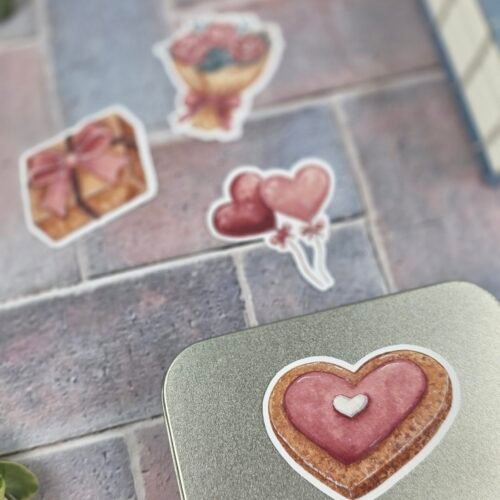 Lot stickers "Les Douceurs du Cœur"