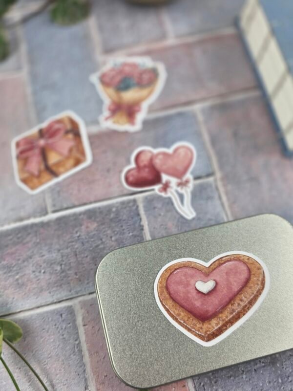 Lot stickers "Les Douceurs du Cœur"