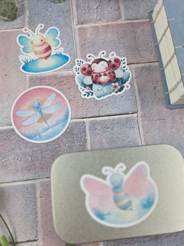 Lot stickers insectes