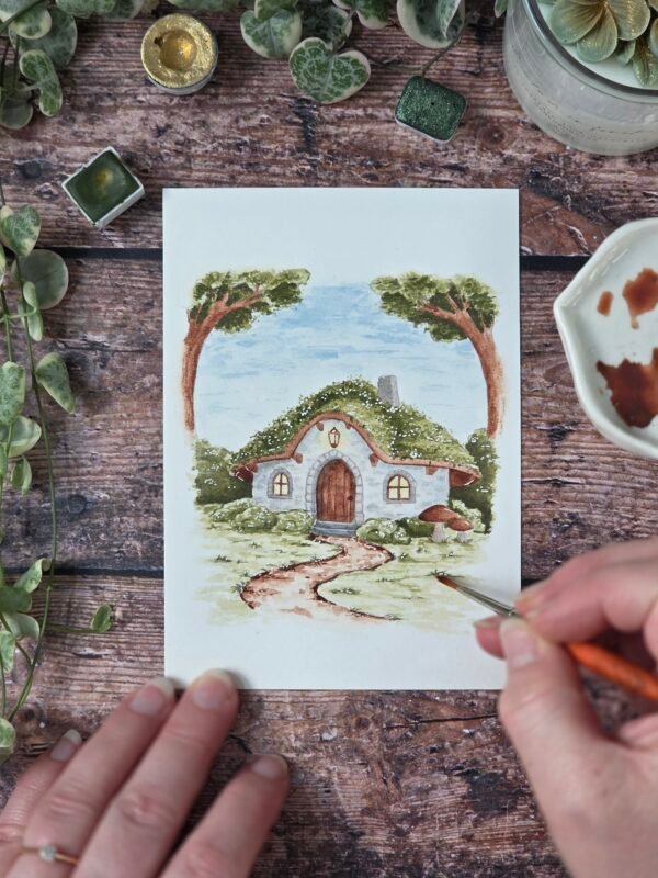 Peindre un monde enchanté à l'aquarelle