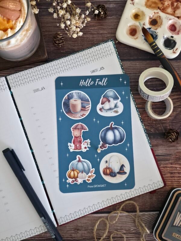 Planche stickers "Hello Fall"