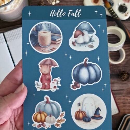 Planche stickers "Hello Fall"