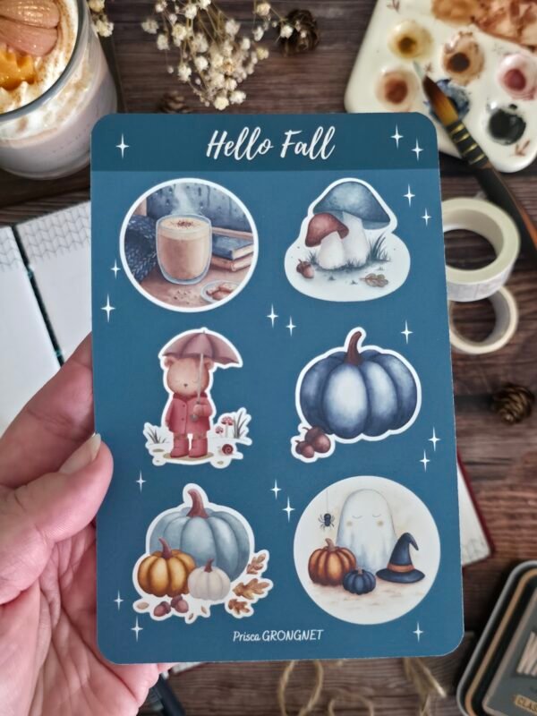 Planche stickers "Hello Fall"