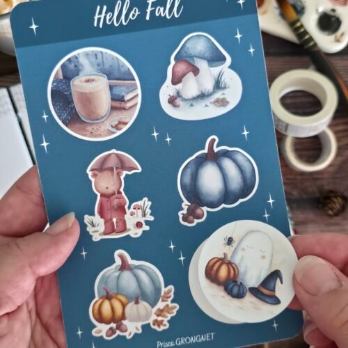 Planche stickers "Hello Fall"