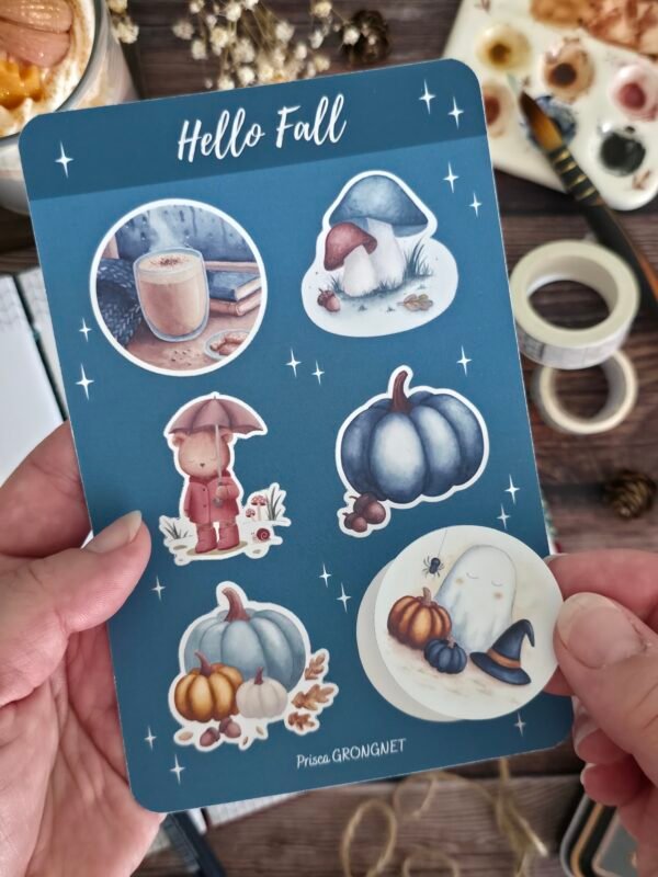 Planche stickers "Hello Fall"